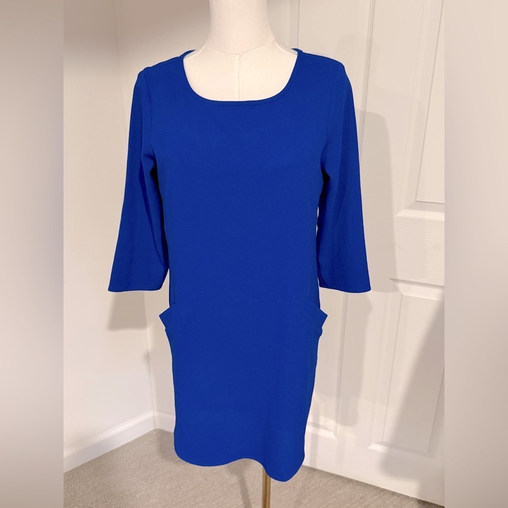 Collective Concepts Cobalt Blue Shift Dress – Size S (NWOT)